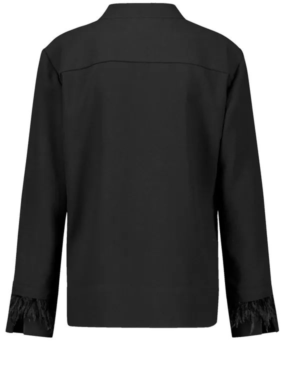 GERRY WEBER Блуза с отделкой из перьев