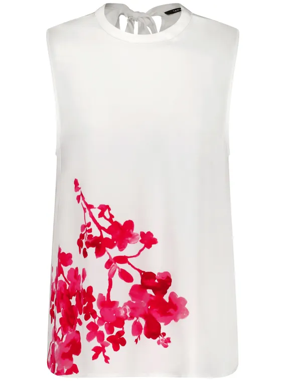 TAIFUN Топ с цветочным принтом