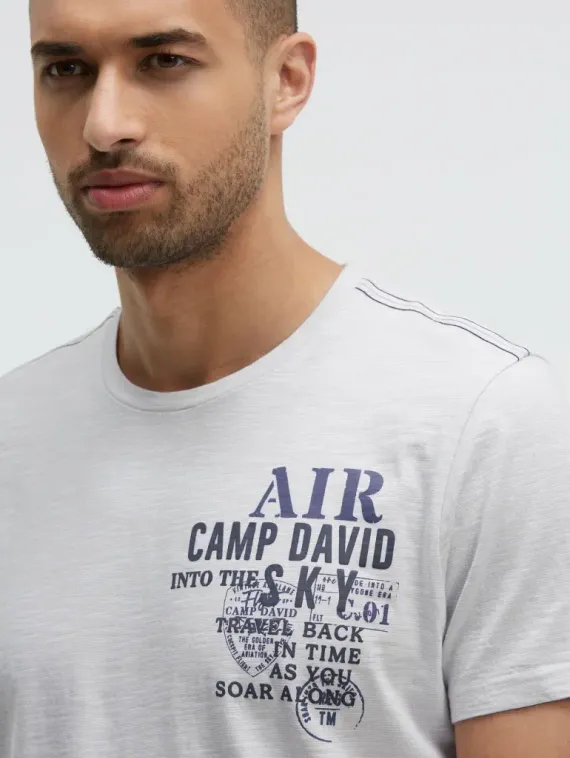 CAMP DAVID Футболка с принтом на спине