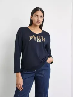 SAMOON Футболка с длинным рукавом