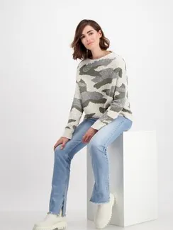 MONARI Джемпер с камуфляжным принтом