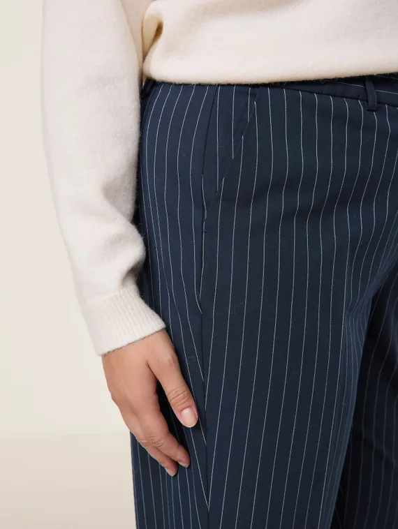 SAMOON Брюки в полоску