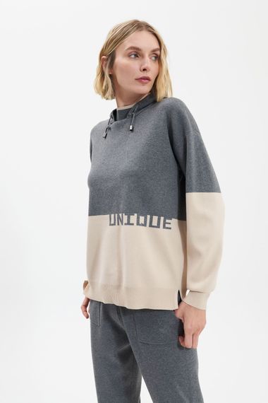 UNQ Пуловер с капюшоном