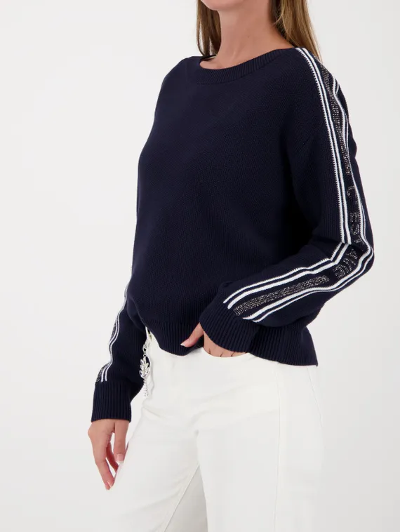 MONARI Джемпер с надписью на рукавах