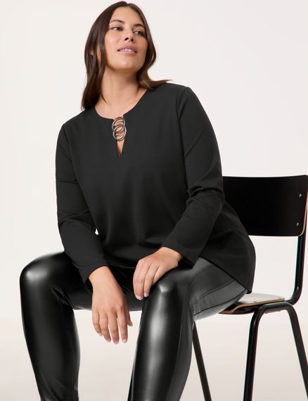 SAMOON Топ длинный рукав