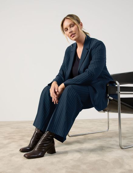 SAMOON Пиджак в полоску