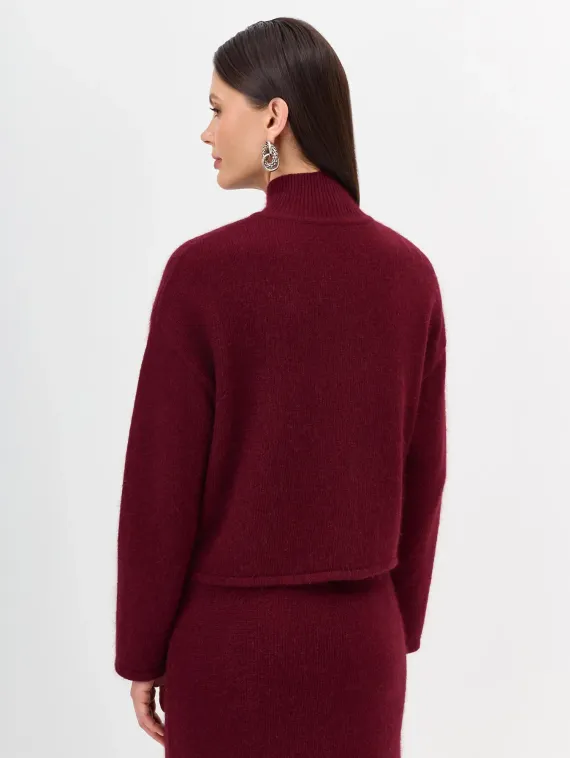 BULMER Укороченный бомбер с ангорой