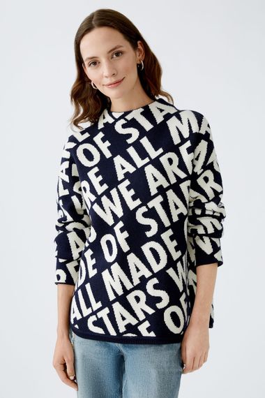 Oui Пуловер из смеси вискозы