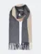 BULMER Шарф в клетку из 100% шерсти