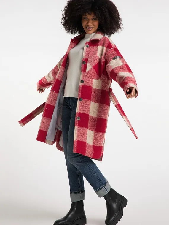 Frieda&amp;Freddies Пальто в клетку