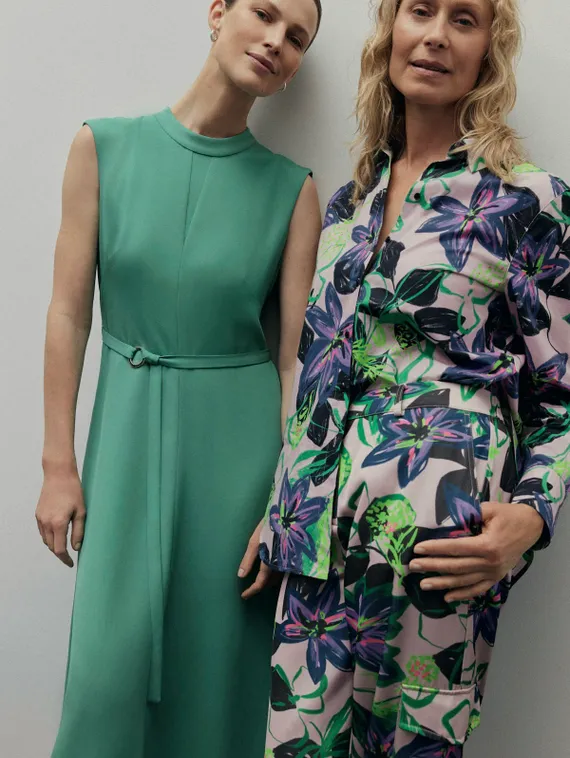 GERRY WEBER Брюки с цветочным принтом