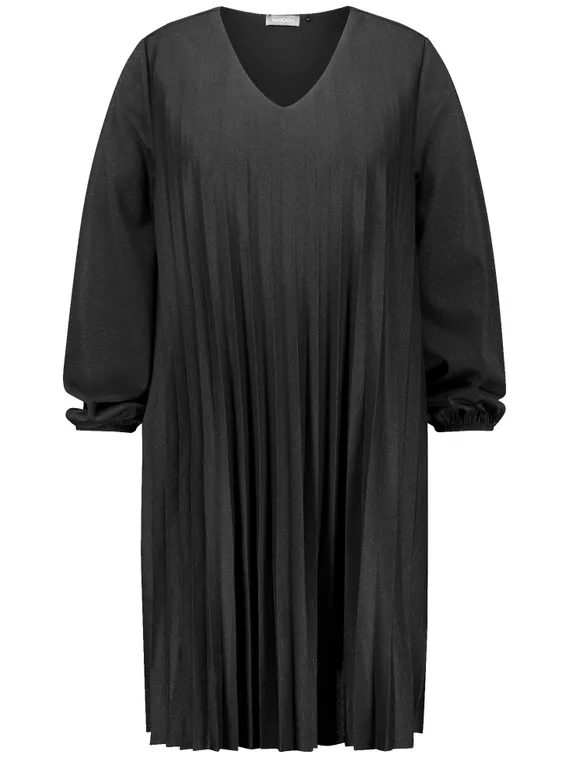 SAMOON Платье плиссированное А-силуэта