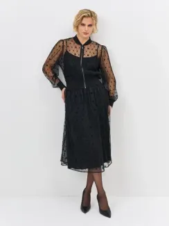 BULMER Бомбер из прозрачной сетки