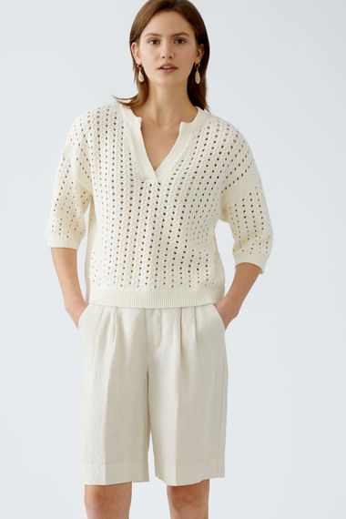 Oui Шорты-бермуды со складками