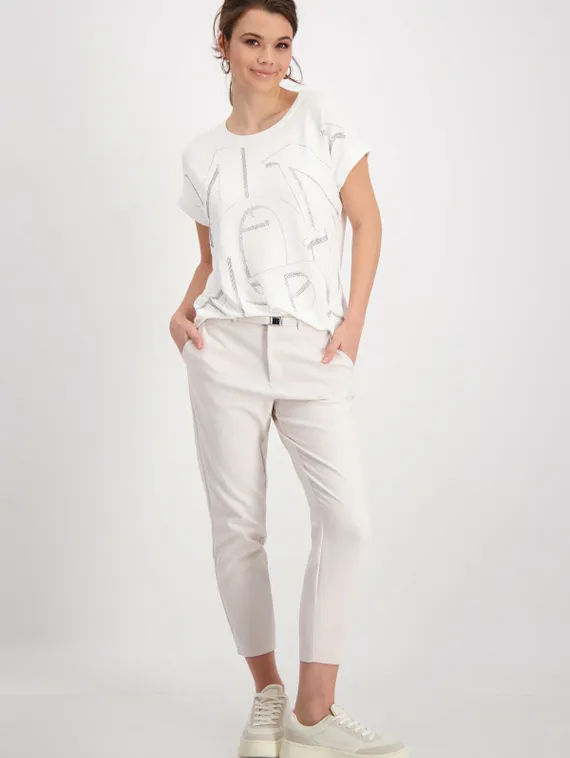 MONARI Футболка с буквами из страз