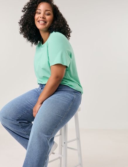 SAMOON Джинсы из денима и лиоцелла