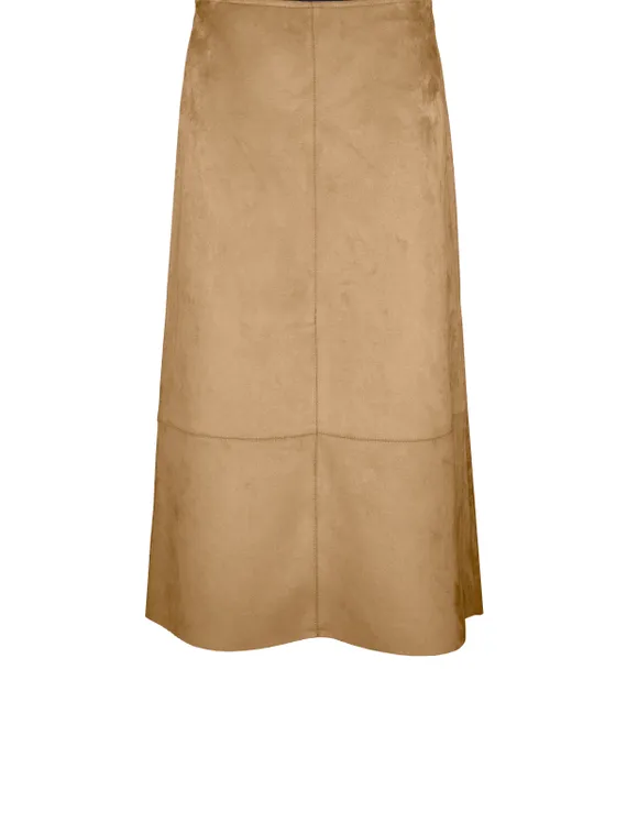 Юбка из искусственной замши BIANCA