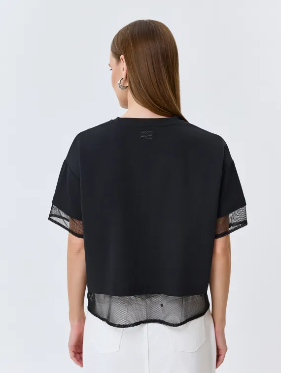 BULMER Джемпер с вставками из сетки