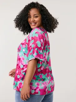 SAMOON Блуза с ярким принтом