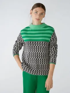 Oui Пуловер из смесовой вискозы