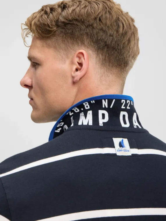 CAMP DAVID Поло в полоску