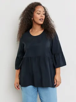 SAMOON Блуза расклешенная