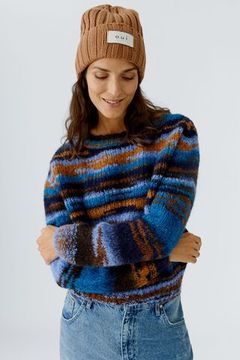 Oui Шапка из мягкой хлопковой смеси