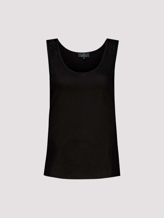 MONARI Топ с бретелями со стразами