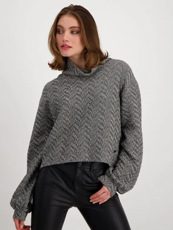 MONARI Толстовка с узором елочка