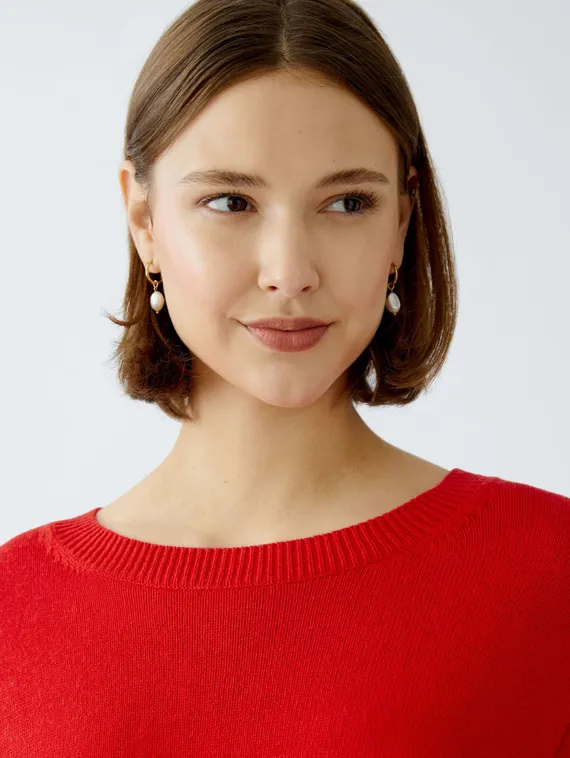 Oui Пуловер с завязкой