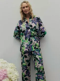 GERRY WEBER Блузка с цветочным принтом