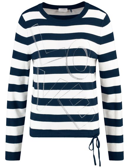 GERRY WEBER Джемпер тонкий в полоску