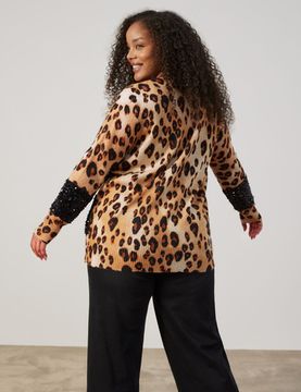 SAMOON Кардиган с пайетками