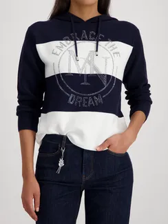 MONARI Джемпер с декоративной эмблемой