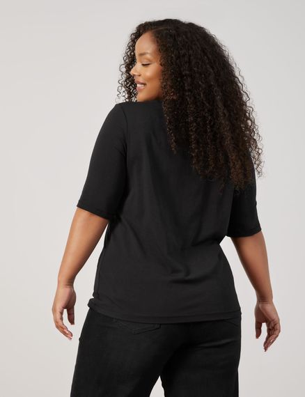 SAMOON Футболка с узором из пайеток