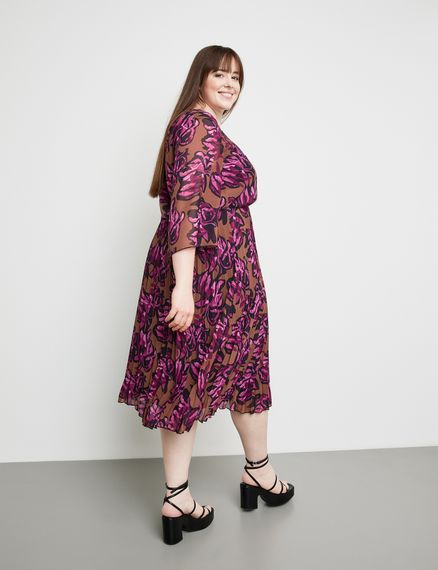 SAMOON Платье с плиссированной юбкой