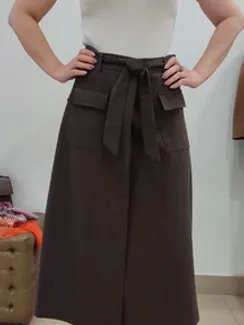 UNQ Юбка из смесового тенселя