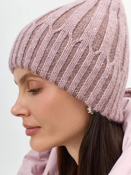 BULMER Шапка c мерцающим люрексом и ангорой