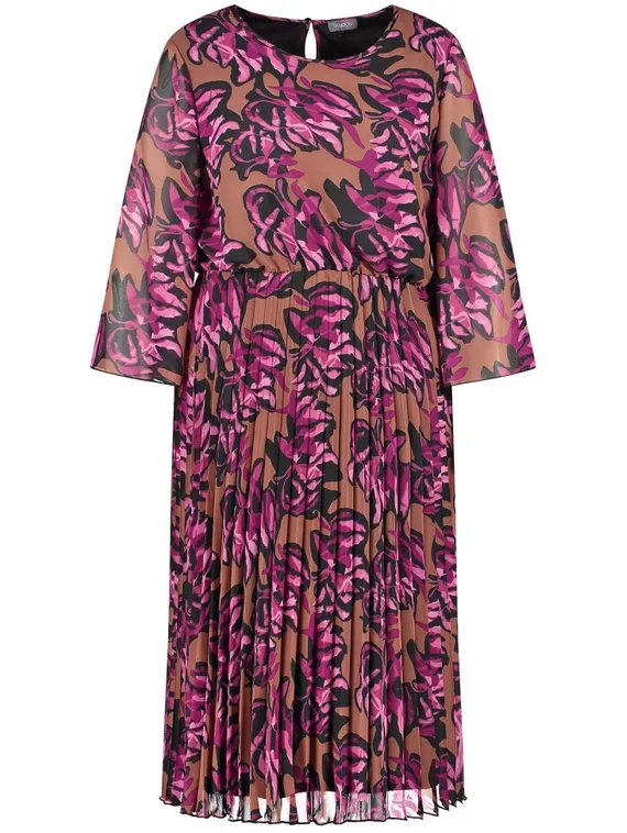 SAMOON Платье с плиссированной юбкой