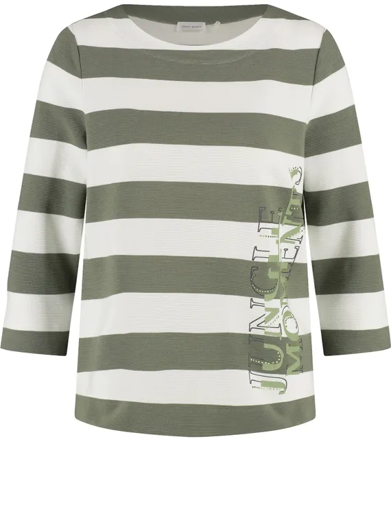 GERRY WEBER Джемпер в полоску 3/4 рукав
