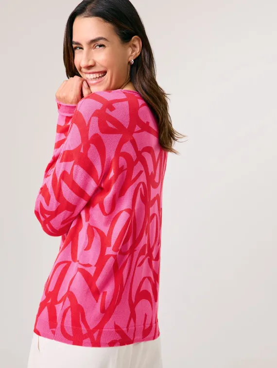 GERRY WEBER Джемпер с принтом