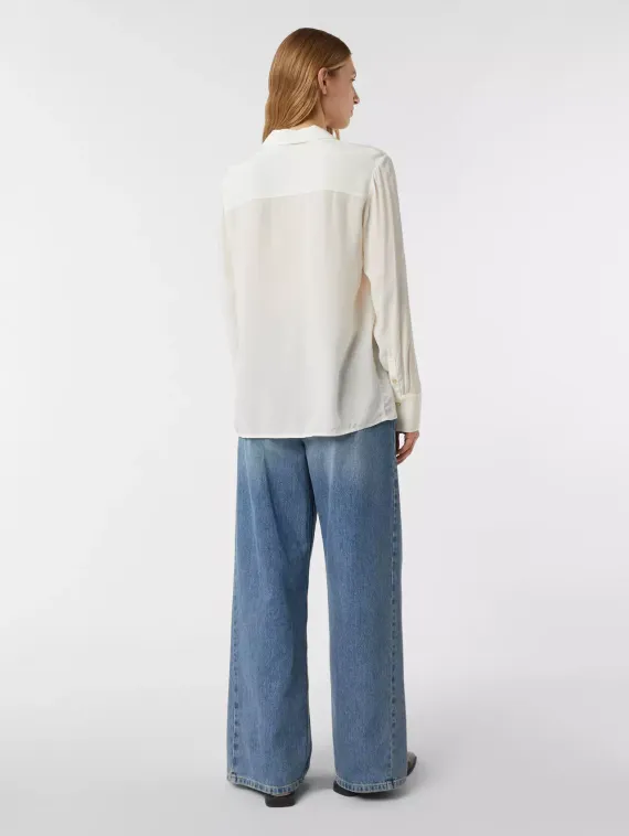 COMMA, Блуза из вискозного крепа