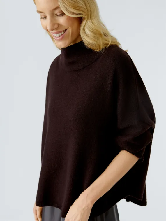 Oui Пуловер-пончо