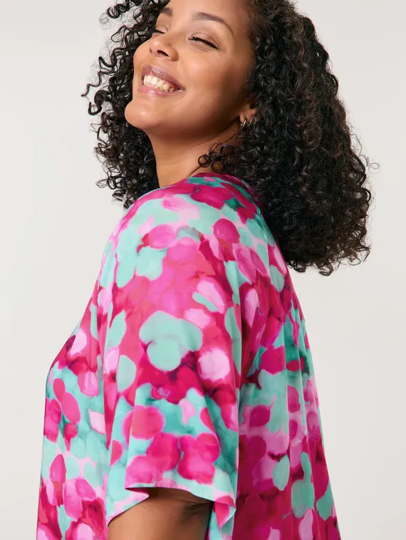 SAMOON Блуза с ярким принтом