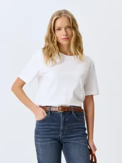 BULMER Футболка с ажурной аппликацией