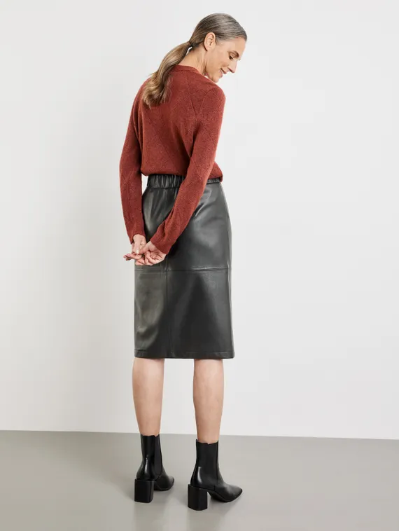 GERRY WEBER Юбка из искусственной кожи