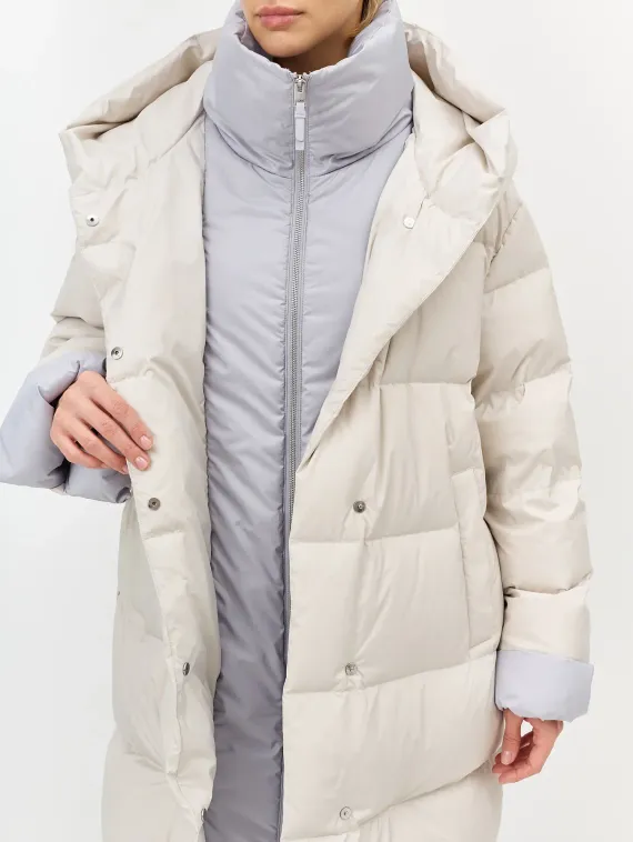 BULMER Пуховик с контрастной отделкой