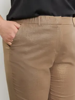 SAMOON Брюки с золотистым отливом