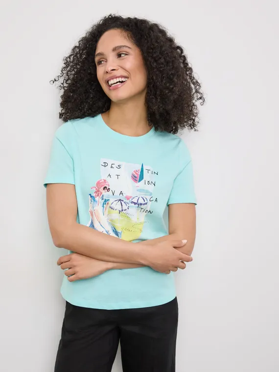 GERRY WEBER Футболка с принтом