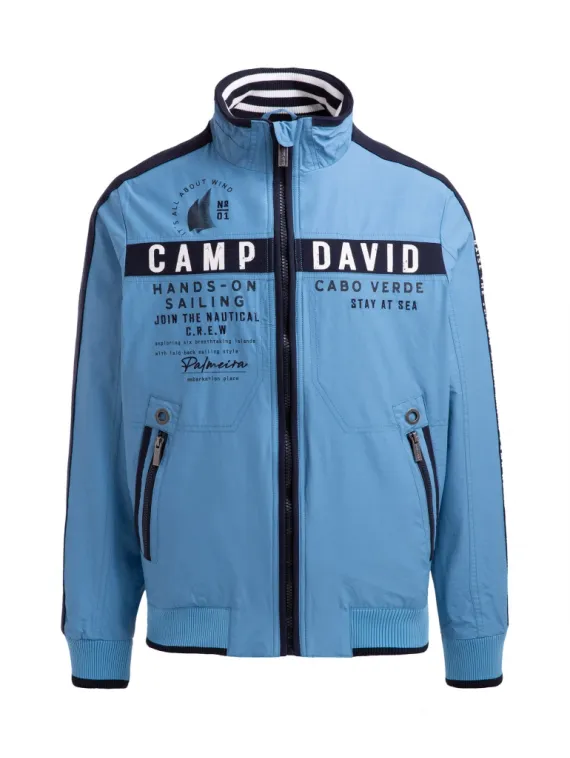 CAMP DAVID Ветровка-блузон с логотипом